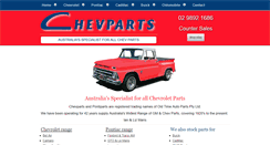 Desktop Screenshot of chevparts.com.au
